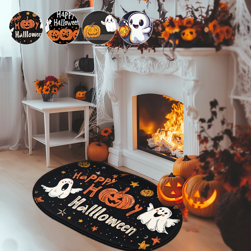 Halloween Floor Mat Cute Irregular Ghost Pumpkin Mat Party Decoration Hallway Entrance Doormat Or Living Room Bedroom Home Decor
Halloween Floor Mat Cute Irregular Ghost Pumpkin Mat Party Decoration Hallway Entrance Doormat Or Living Room Bedroom Home Decor