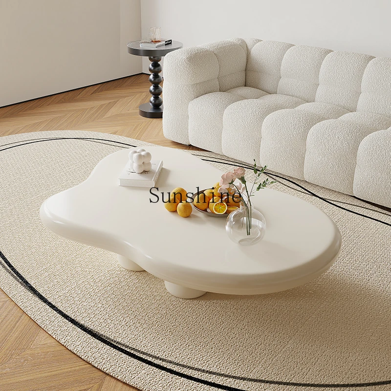 French creative white coffee table small apartment living room cream wind special-shaped cloud coffee table
French creative white coffee table small apartment living room cream wind special-shaped cloud coffee table