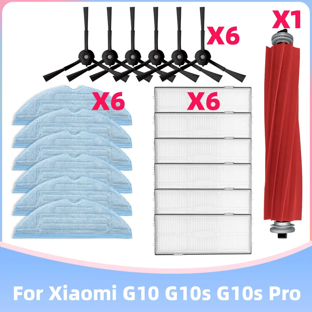 Compatible For Xiaomi Roborock G10 G10S G10S Pro Vacuum Cleaner Main Side Brush Hepa Filter Mop Cloths Rag Spare Parts Kit
Compatible For Xiaomi Roborock G10 G10S G10S Pro Vacuum Cleaner Main Side Brush Hepa Filter Mop Cloths Rag Spare Parts Kit