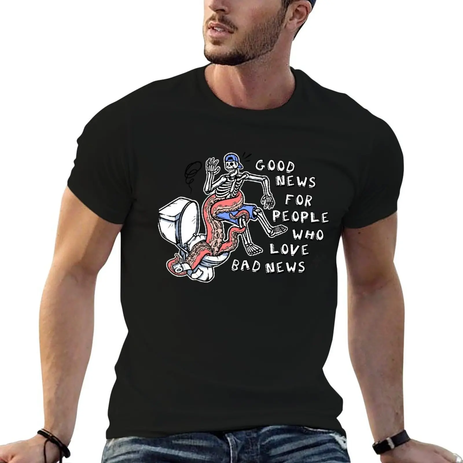 Good News for People Who Love Bad News T-Shirt man tshirt cotton t shirts man 100% man t shirt luxury T-shirt
Good News for People Who Love Bad News T-Shirt man tshirt cotton t shirts man 100% man t shirt luxury T-shirt