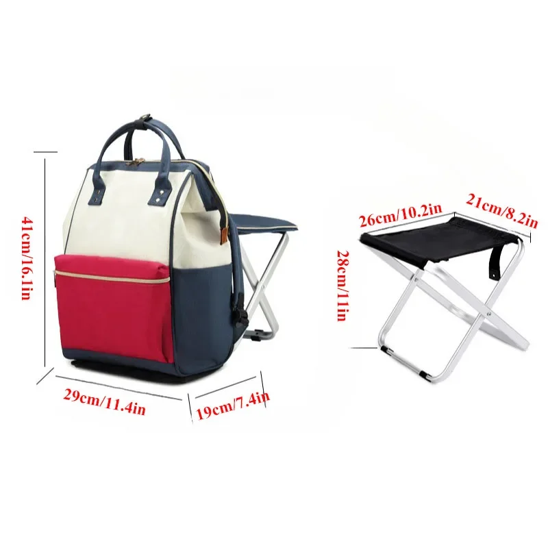 2 in 1 Foldable Stool Backpack Large Capacity Camping Leisure Fishing Chair Lightweight Mountain Hiking Picnic BBQ Outdoor
2 in 1 Foldable Stool Backpack Large Capacity Camping Leisure Fishing Chair Lightweight Mountain Hiking Picnic BBQ Outdoor