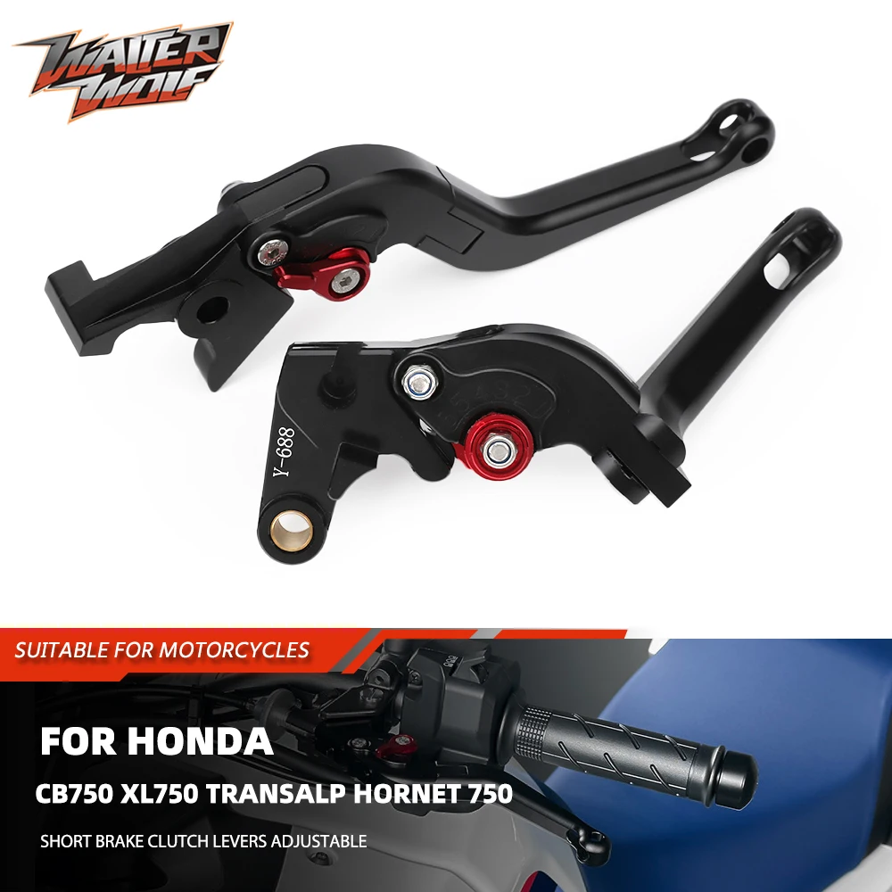 Motorycle Adjustable CNC Short Brake Clutch Levers For Honda CB750 XL750 Transalp Hornet 750 Foldable Handles Hand Control Kit 
Motorycle Adjustable CNC Short Brake Clutch Levers For Honda CB750 XL750 Transalp Hornet 750 Foldable Handles Hand Control Kit