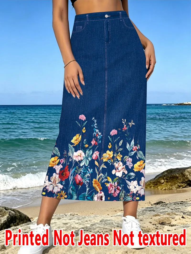 3556 American Style Printed Skirt, Imitation Faux Denim Print - Non Denim Fabric
3556 American Style Printed Skirt, Imitation Faux Denim Print - Non Denim Fabric