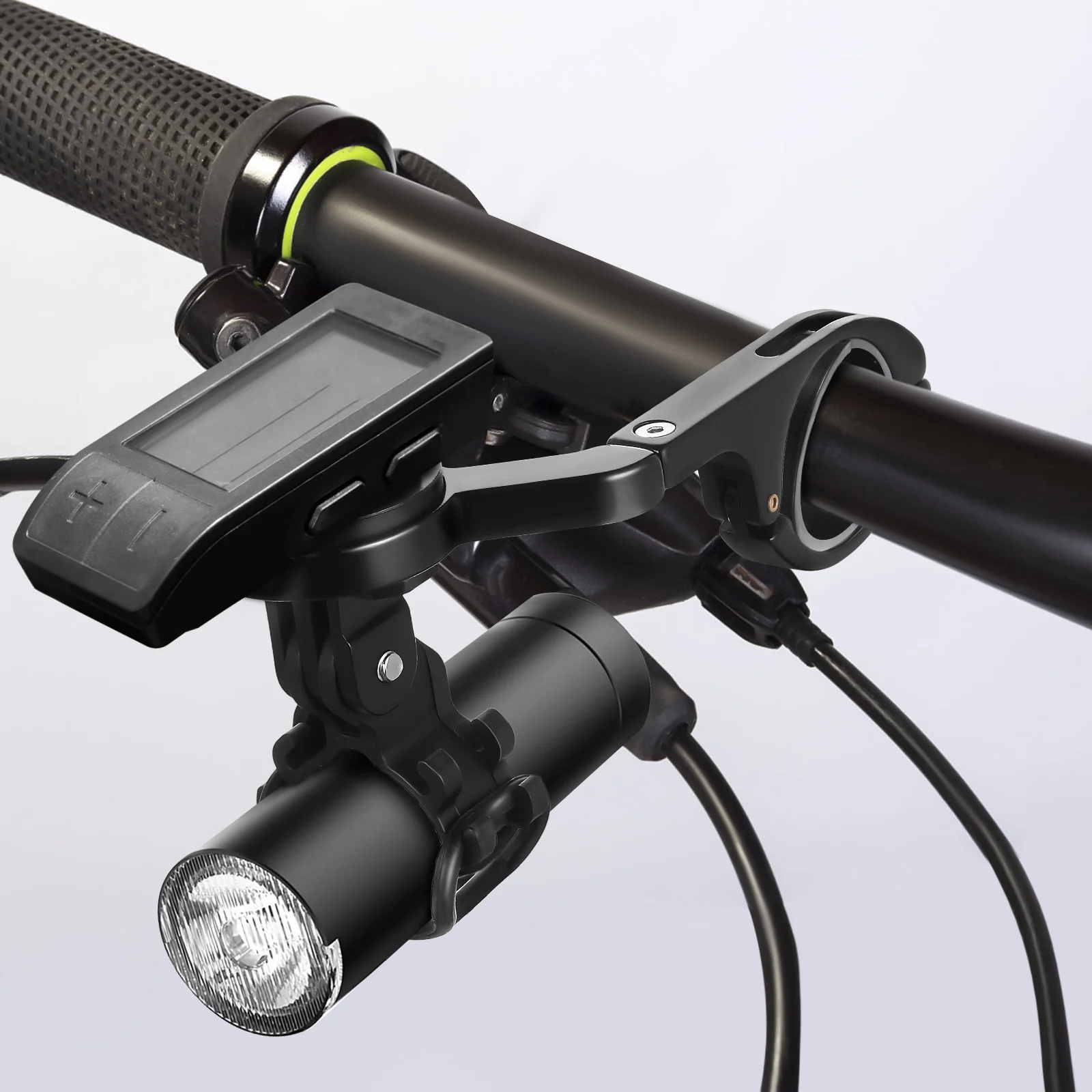 Aluminum Alloy Bike Computer Mount Extended Out-Front Mount Strong Load Bearing Lightweight Durable Handlebar Bracket Holder For 
Aluminum Alloy Bike Computer Mount Extended Out-Front Mount Strong Load Bearing Lightweight Durable Handlebar Bracket Holder For