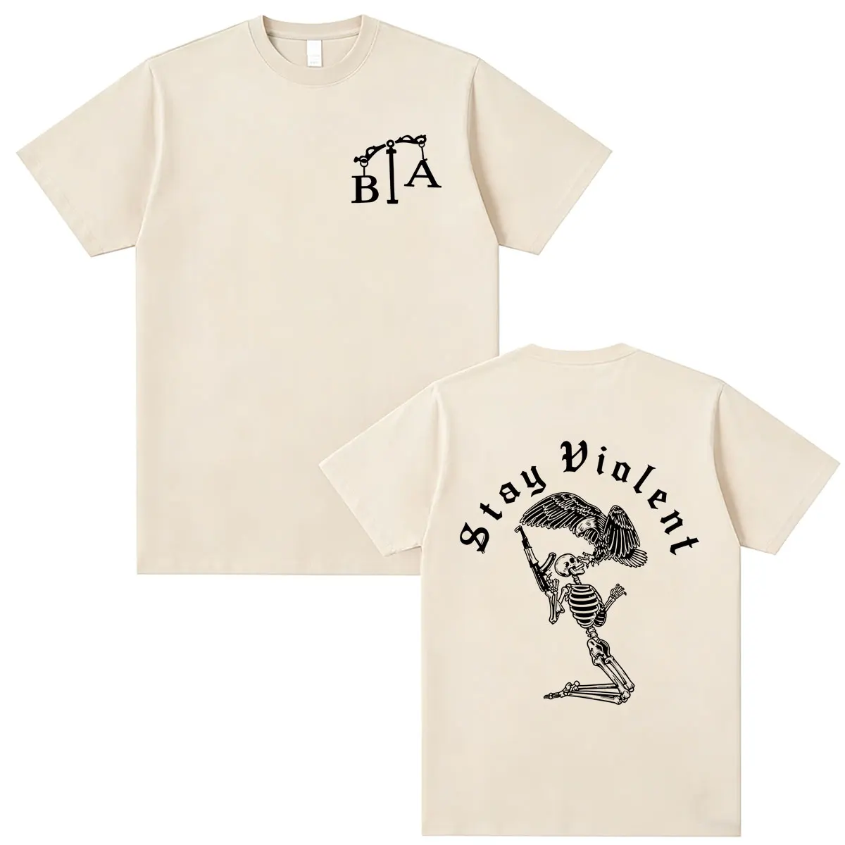Hot Brothers in Arms Skeleton Double Sided Print T-shirt Men Women Casual Oversized Crewneck T Shirts Unisex Soft Cotton Tshirt
Hot Brothers in Arms Skeleton Double Sided Print T-shirt Men Women Casual Oversized Crewneck T Shirts Unisex Soft Cotton Tshirt