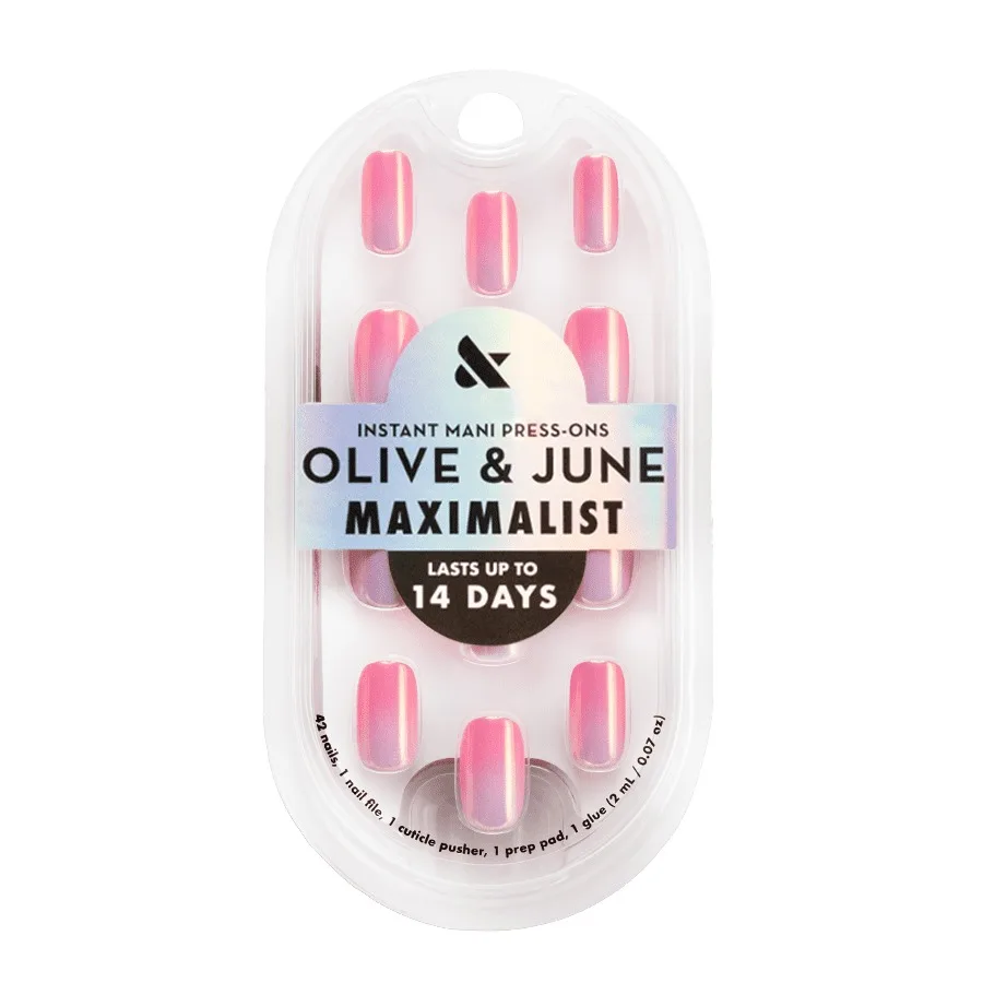 Instant Mani Maximalist Short Squoval PressOn Nails in Sunrise Chrome Finish Ideal for Daily Wear and Special Events 42 Pieces
Instant Mani Maximalist Short Squoval PressOn Nails in Sunrise Chrome Finish Ideal for Daily Wear and Special Events 42 Pieces