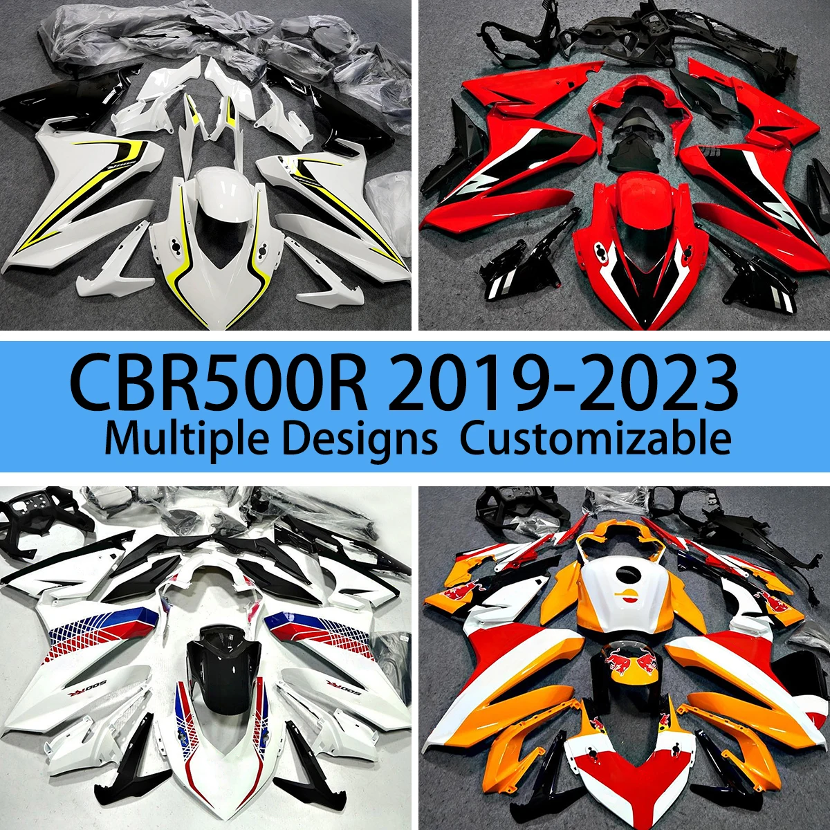 For HONDA CBR500R 2019 2020 2021 2022 2023 Fairing Kit 2007-2011 Refitting Motorcycle Customized Shell Body Parts Fairings
For HONDA CBR500R 2019 2020 2021 2022 2023 Fairing Kit 2007-2011 Refitting Motorcycle Customized Shell Body Parts Fairings