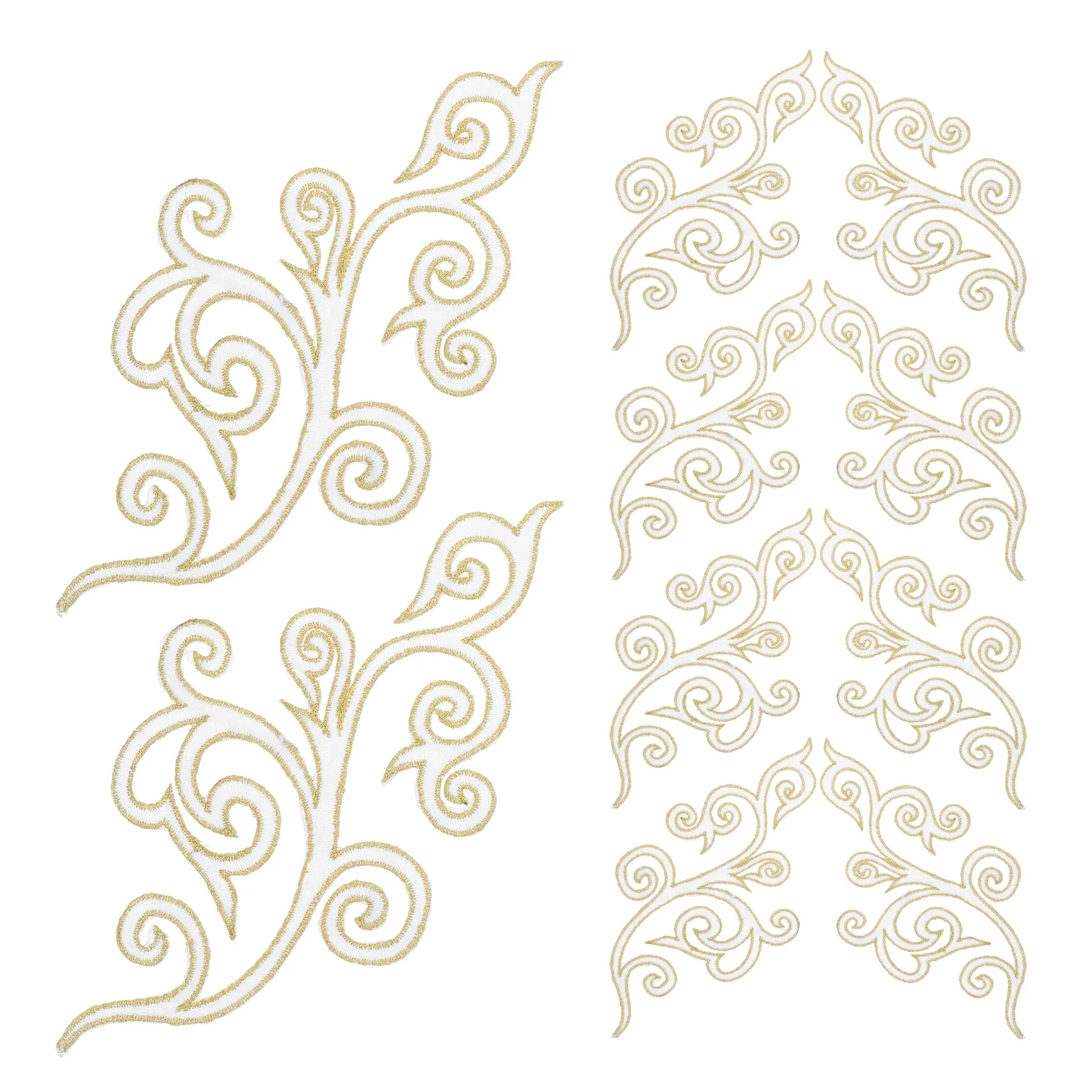 10 Pcs Back Glue Embroidery Iron Appliques Dress Round Patch DIY Stickers Design White Embroidered Motif Badge
10 Pcs Back Glue Embroidery Iron Appliques Dress Round Patch DIY Stickers Design White Embroidered Motif Badge