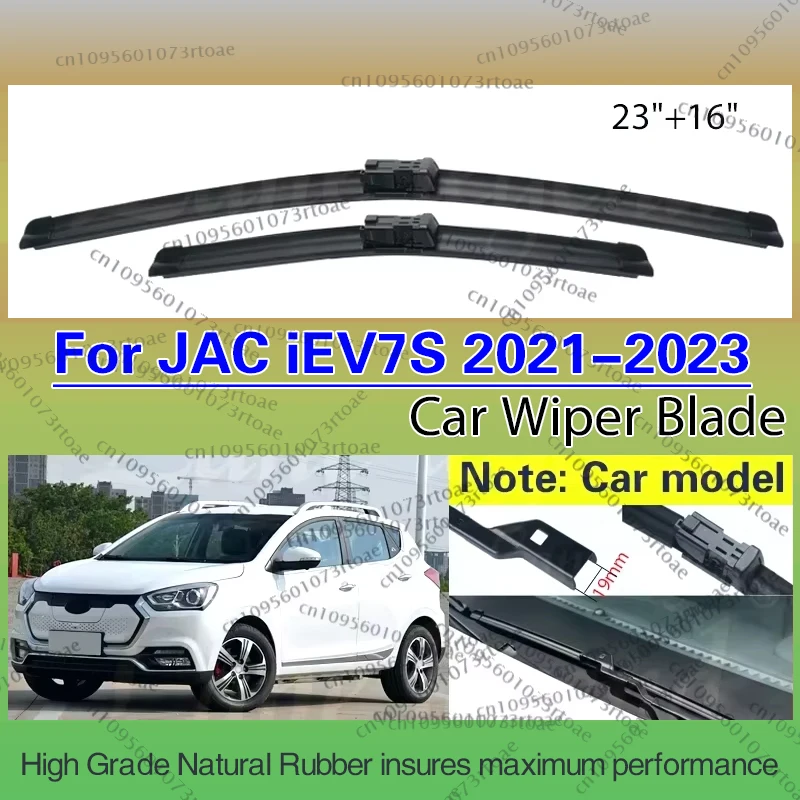 For JAC iEV7S 2021 2022 2023 92kW Car Front Wiper Blades Car Accessories Windscreen Windshield Clean Window Rain Brush 23"+16"
For JAC iEV7S 2021 2022 2023 92kW Car Front Wiper Blades Car Accessories Windscreen Windshield Clean Window Rain Brush 23"+16"