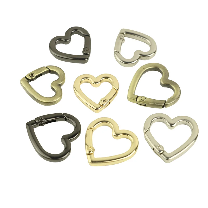 50Pcs/lot Heart Shape Spring Gate O Ring Openable Leather Bag Handbag Belt Strap Buckle Connect Keyring Pendant Key Chain Snap
50Pcs/lot Heart Shape Spring Gate O Ring Openable Leather Bag Handbag Belt Strap Buckle Connect Keyring Pendant Key Chain Snap