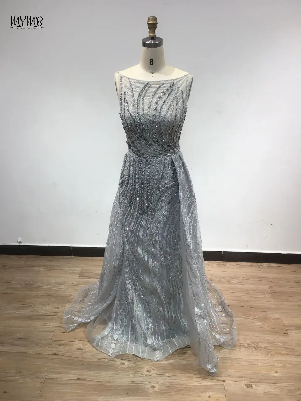 MYMB Stunning Grey Scoop Neck Mermaid Wedding Party Dress with Overskirt 2024 Arabic Luxury Sleeveless Beaded Evening Prom Gowns
MYMB Stunning Grey Scoop Neck Mermaid Wedding Party Dress with Overskirt 2024 Arabic Luxury Sleeveless Beaded Evening Prom Gowns