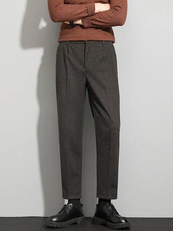 Мужские осенне-зимние утепленные шерстяные брюки прямого кроя, укороченные, широкие, струящиеся, в деловом стиле, Cleanfit Sle Ci...
Мужские осенне-зимние утепленные шерстяные брюки прямого кроя, укороченные, широкие, струящиеся, в деловом стиле, Cleanfit Sle Ci...