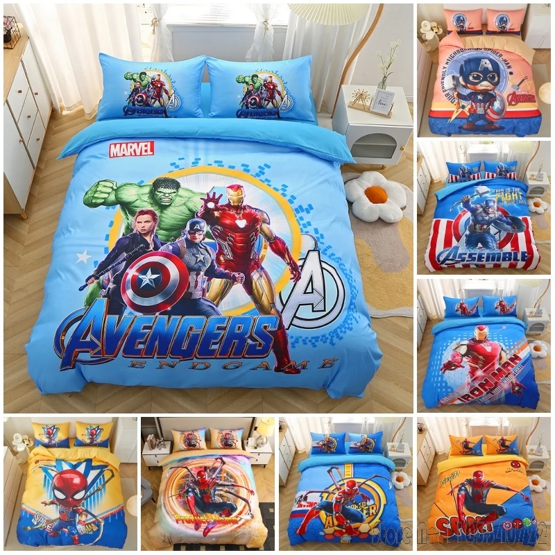 2026 Spiderman Avengers Marvell Iron Man Bedding Sets Duvet Cover Set HD Comforter Cover for Kids Bedclothes Bedroom Decor
2026 Spiderman Avengers Marvell Iron Man Bedding Sets Duvet Cover Set HD Comforter Cover for Kids Bedclothes Bedroom Decor