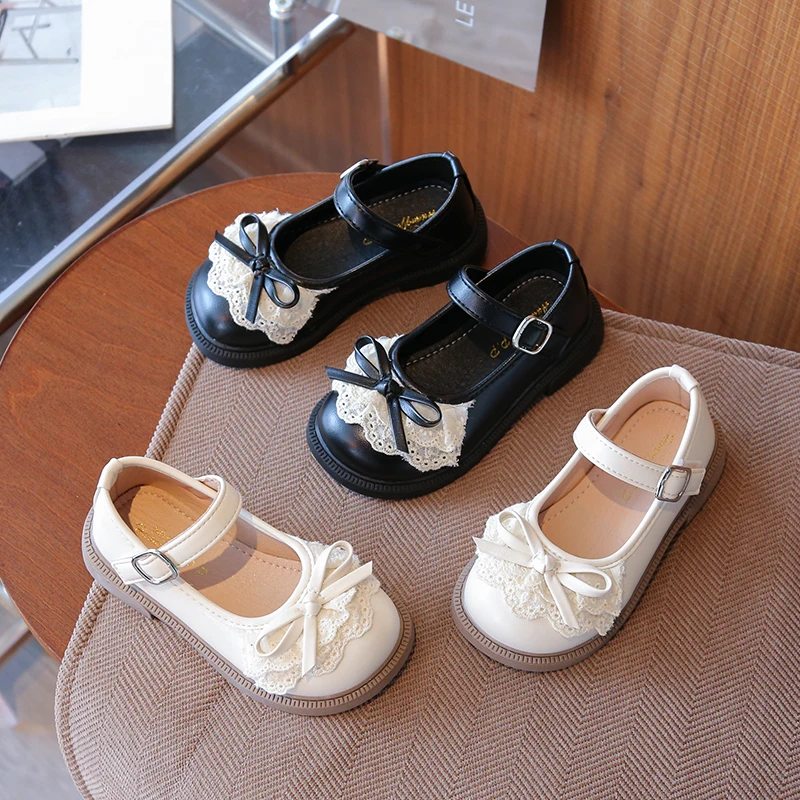 Детская кожаная обувь, обувь для девочек, весенние новые стильные туфли с кружевным бантом, модная детская обувь для выступлений
Детская кожаная обувь, обувь для девочек, весенние новые стильные туфли с кружевным бантом, модная детская обувь для выступлений