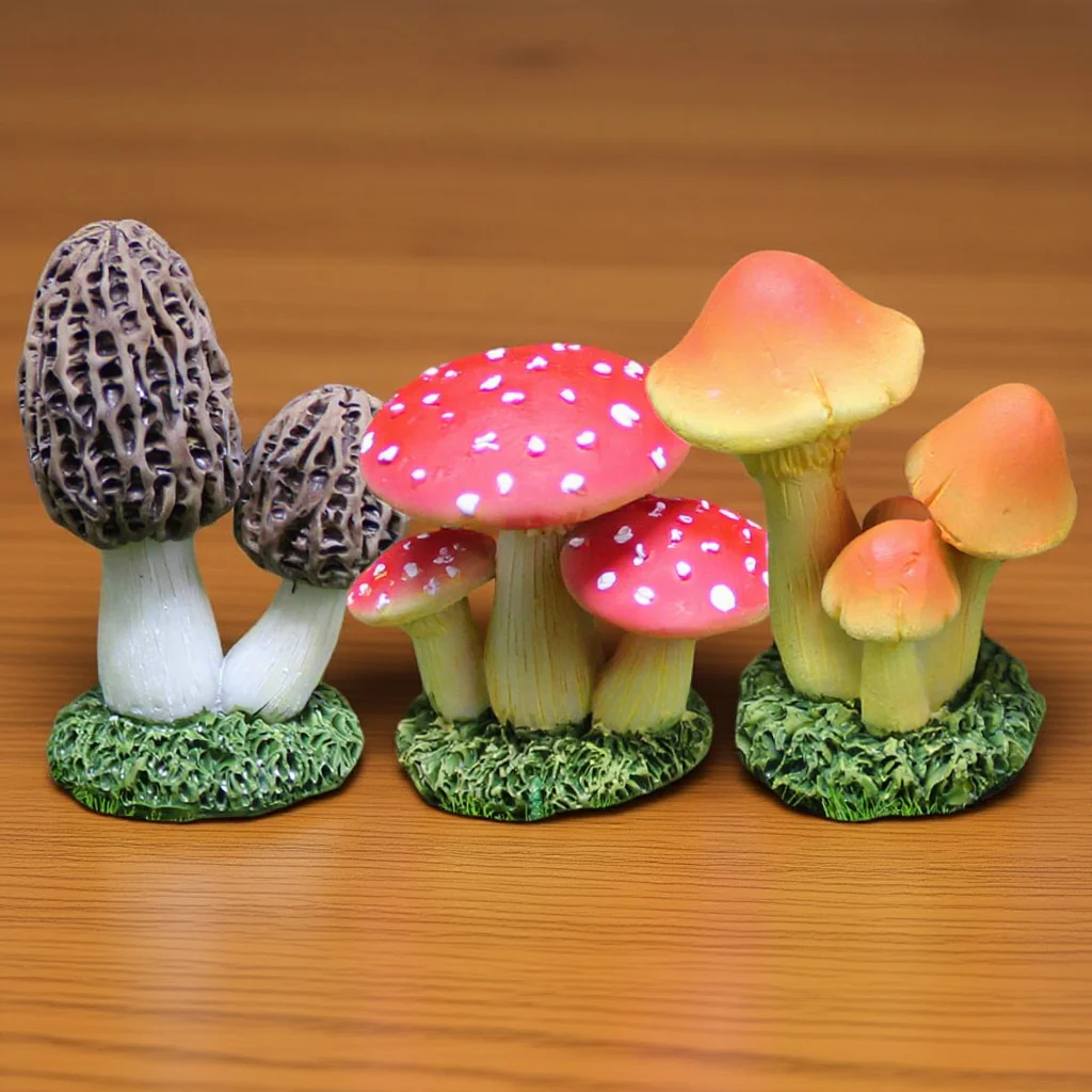 3Pcs Simulation Mushroom Resin Decor for Outdoor Garden Micro Landscape Bonsai DIY Miniature Adornment Unique Small Mushroom
3Pcs Simulation Mushroom Resin Decor for Outdoor Garden Micro Landscape Bonsai DIY Miniature Adornment Unique Small Mushroom