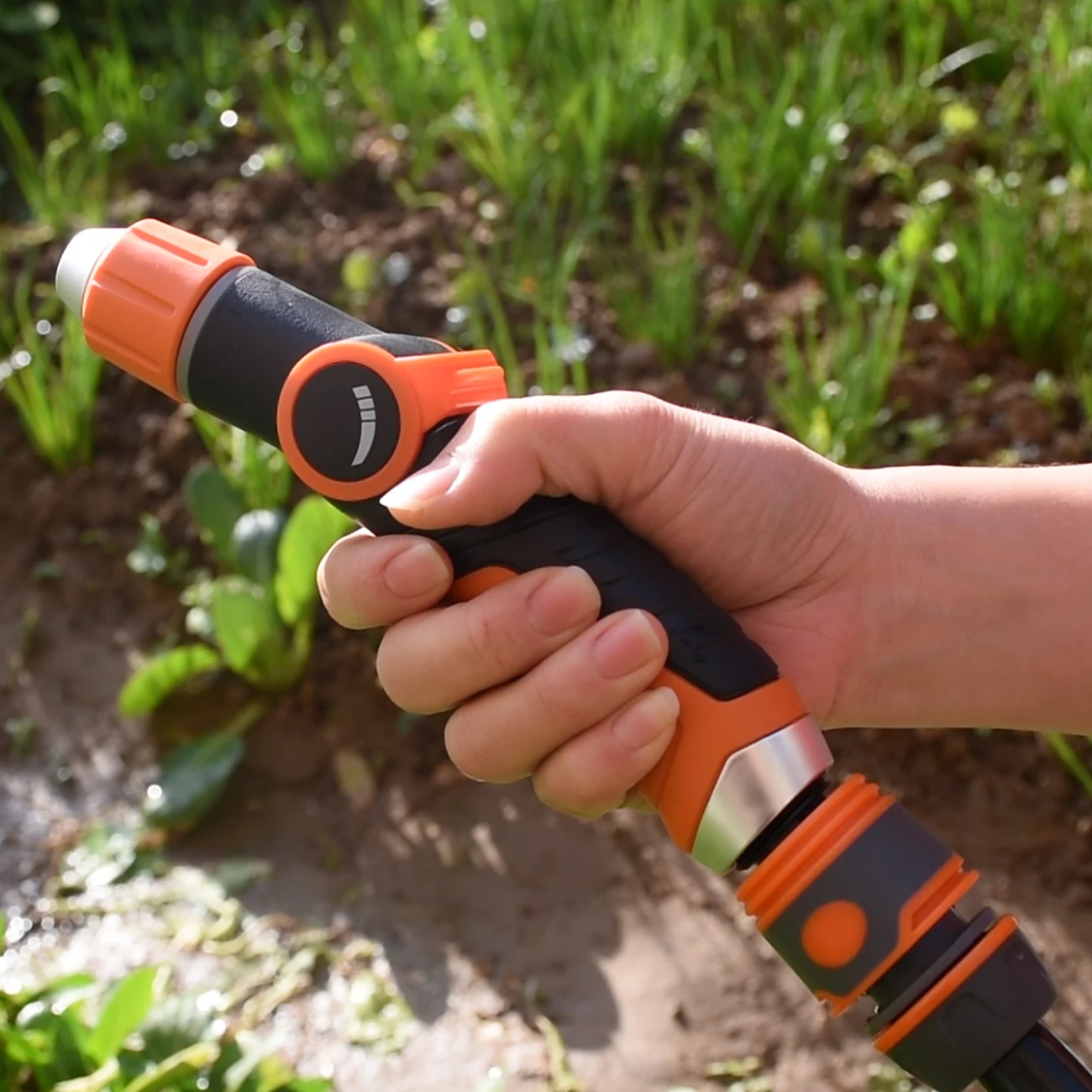 Садовый водяной пистолет высокого давления, автомойка, регулируемая насадка, шланг, пистолет для полива, шланг для газона, опрыскиватель для капельного орошения для цветочных растений
Садовый водяной пистолет высокого давления, автомойка, регулируемая насадка, шланг, пистолет для полива, шланг для газона, опрыскиватель для капельного орошения для цветочных растений