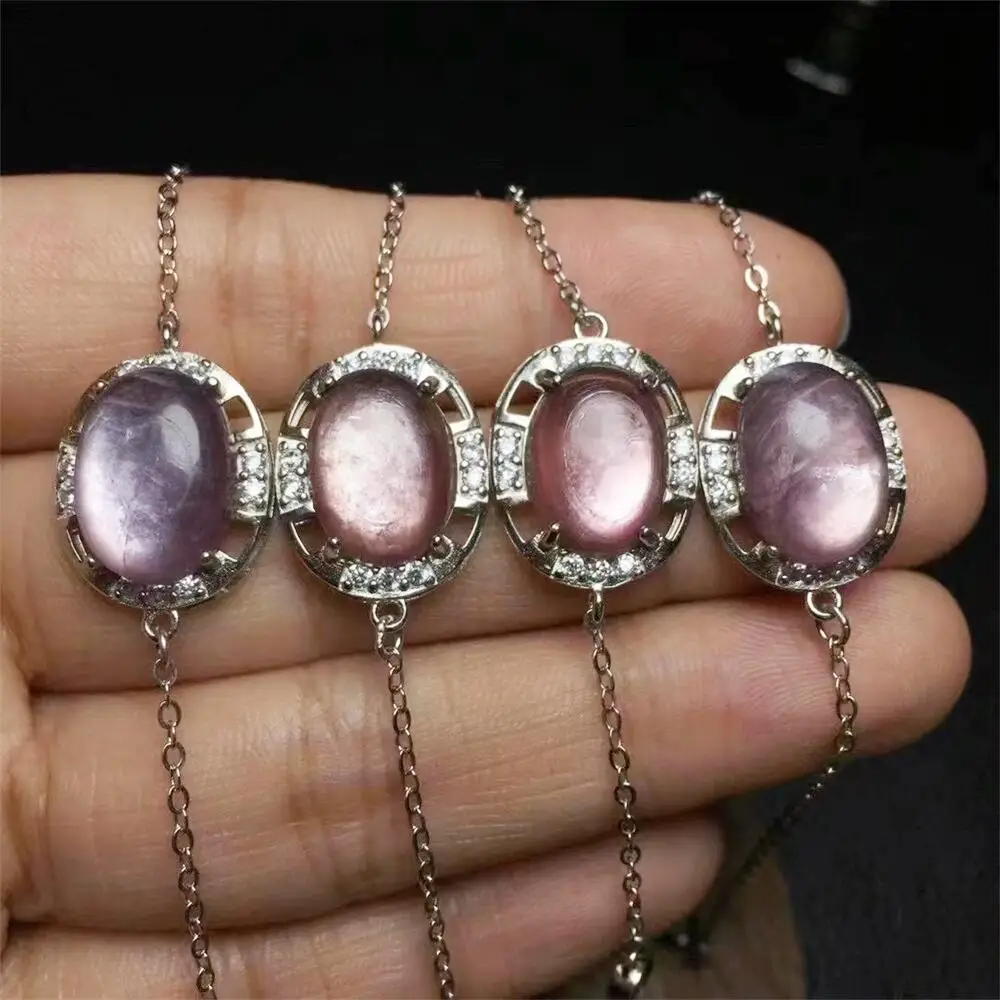 S925 Natural Lepidolite Bracelet Fashion Crystal Quartz Gemstone Jewelry Reiki Healing Gift For Women 1pcs
S925 Natural Lepidolite Bracelet Fashion Crystal Quartz Gemstone Jewelry Reiki Healing Gift For Women 1pcs