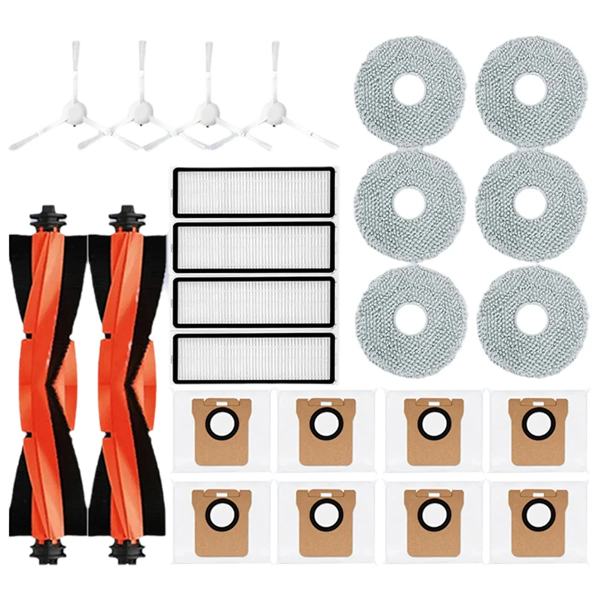 A17F-For Xiaomi Robot Vacuum X20 + / X20 Plus Robot Vacuum Cleaner Main Side Brush Hepa Filter Mop Cloth Dust Bag Accessoies
A17F-For Xiaomi Robot Vacuum X20 + / X20 Plus Robot Vacuum Cleaner Main Side Brush Hepa Filter Mop Cloth Dust Bag Accessoies