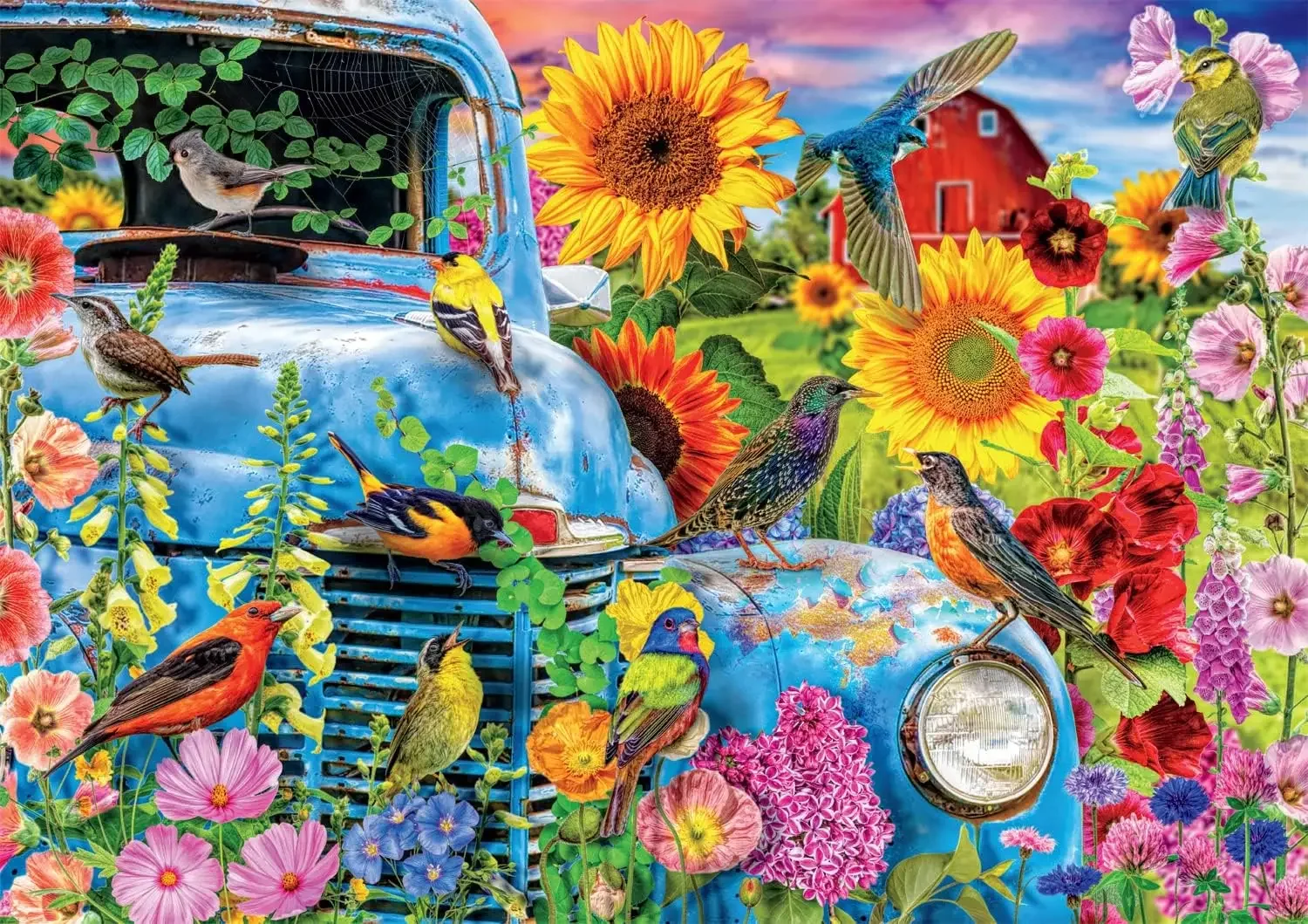 Songbirds on The Farm Adult Wooden Puzzle 1000/500/300 Pcs Jigsaw Puzzles for Gameroom Bedroom Livingroom Gift Challenging Game
Songbirds on The Farm Adult Wooden Puzzle 1000/500/300 Pcs Jigsaw Puzzles for Gameroom Bedroom Livingroom Gift Challenging Game