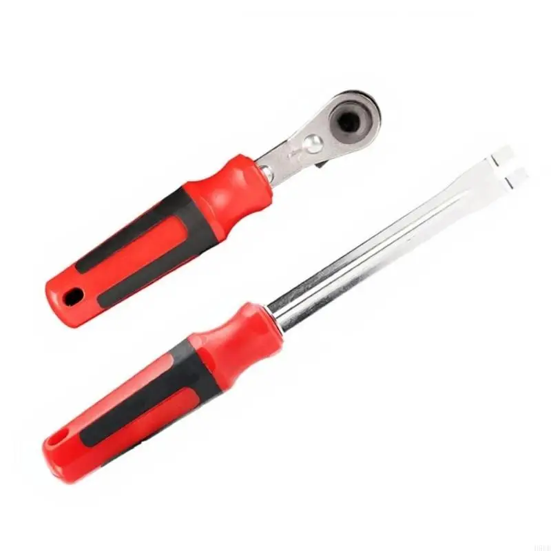Automotive Brake Adjustment Tool Ratcheting Wrench & Fork End Release Tool For Easy Operation And Enhances Safety H9EE
Automotive Brake Adjustment Tool Ratcheting Wrench & Fork End Release Tool For Easy Operation And Enhances Safety H9EE
