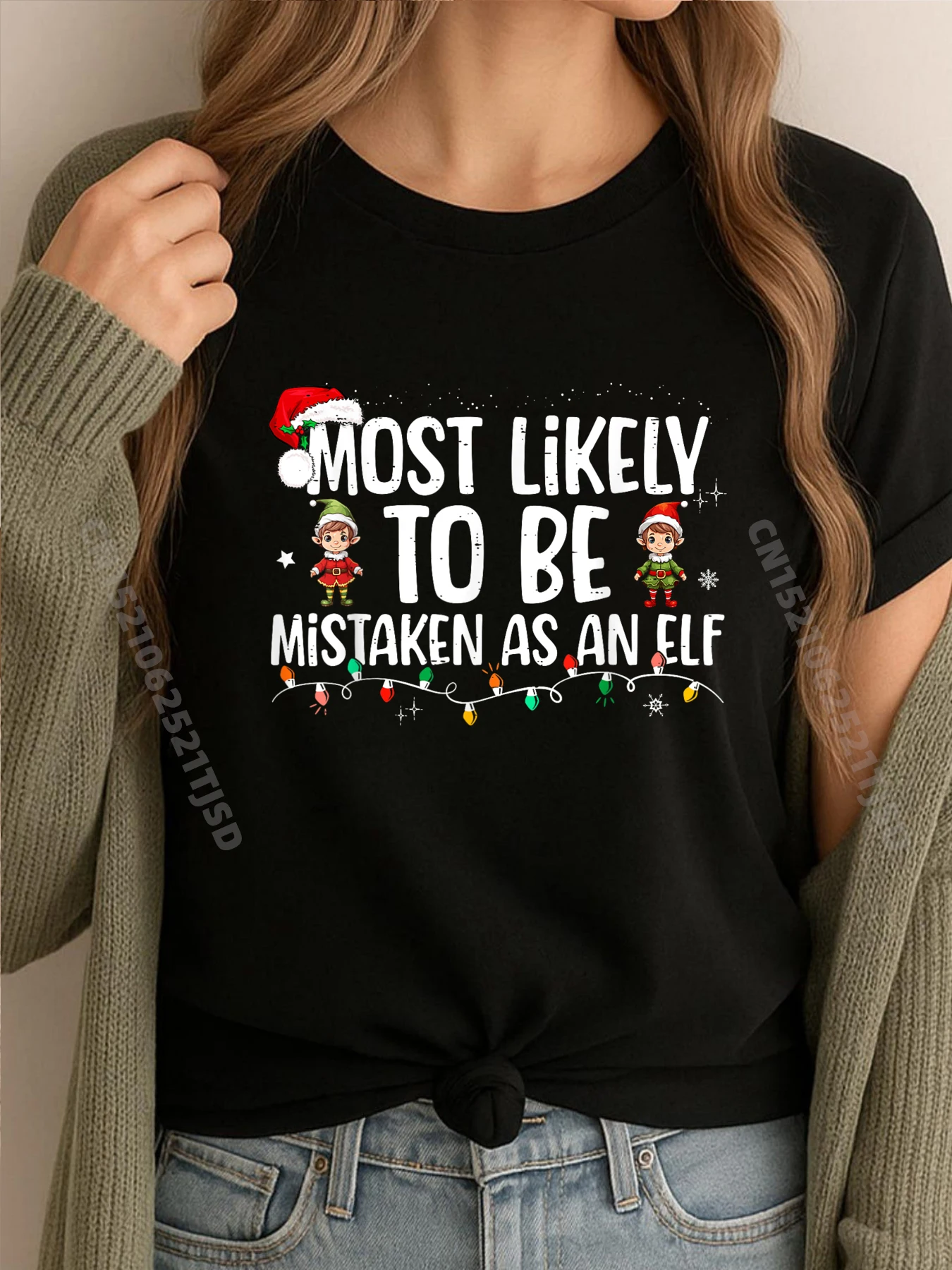 Самые Likely To Be Mistaken As An Elf Family Рождественские женские футболки высокого качества Мужская рождественская рубашка День Святого Патрика
Самые Likely To Be Mistaken As An Elf Family Рождественские женские футболки высокого качества Мужская рождественская рубашка День Святого Патрика