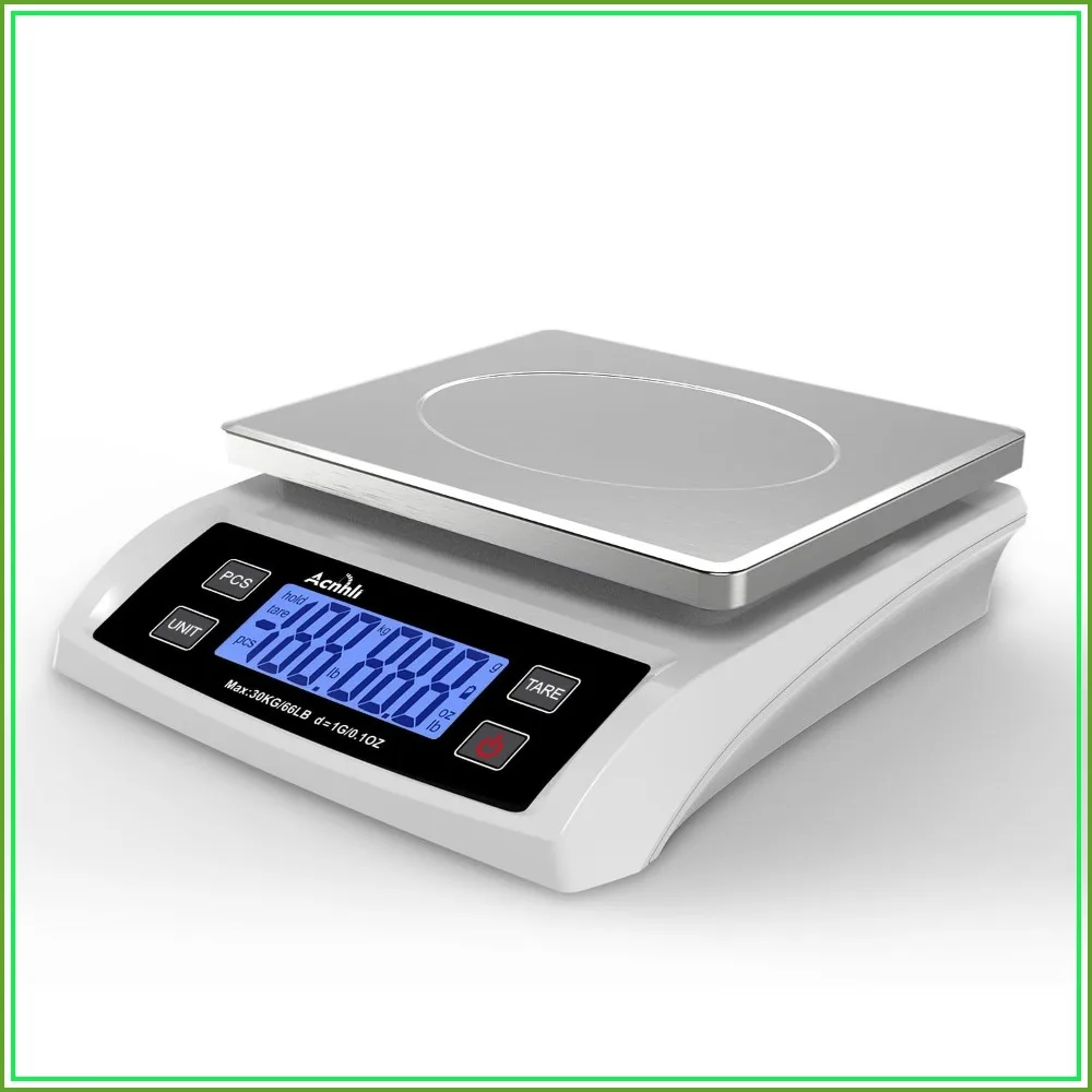 Digital Kitchen Scale 30KG/66LB, Stainless Steel LCD Display, Multi Unit Conversion for Baking & Express Delivery, Counting Scale
Digital Kitchen Scale 30KG/66LB, Stainless Steel LCD Display, Multi Unit Conversion for Baking & Express Delivery, Counting Scale