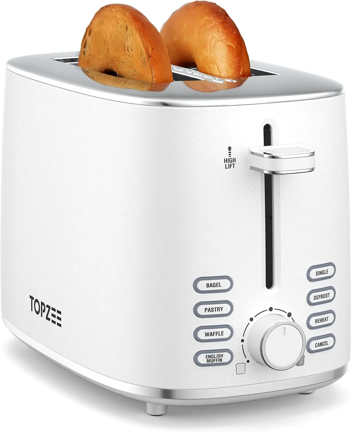 Toaster 2 Slice, Wide Slot for Toasting Bagel Muffin Waffle Gluten Free Breads, 7 Shade Settings, Defrost & Reheat
Toaster 2 Slice, Wide Slot for Toasting Bagel Muffin Waffle Gluten Free Breads, 7 Shade Settings, Defrost & Reheat
