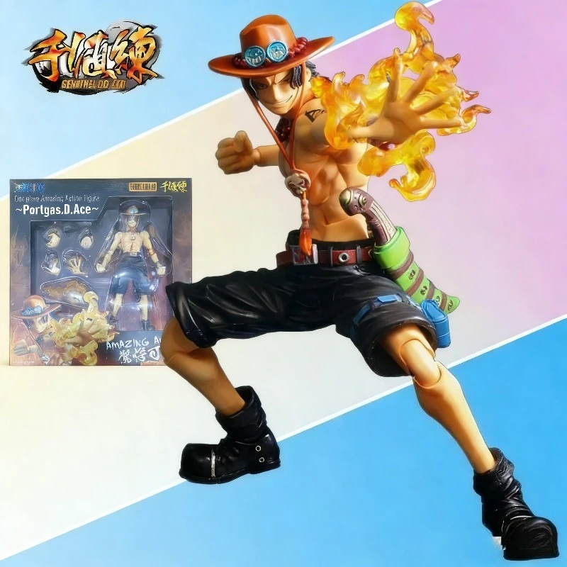 Original SENTINEL CO.LTD One Piece Ace Articulated Action Figure - High-Quality Collectible Toy for Boys Series Gift Item
Original SENTINEL CO.LTD One Piece Ace Articulated Action Figure - High-Quality Collectible Toy for Boys Series Gift Item