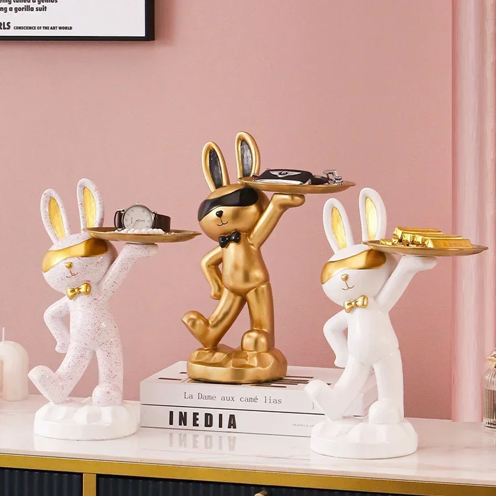 Home Decorations Cartoon Tide Rabbit Statue Bedroom Living Room Storage Metal Tray,Resin Crafts,Christmas Valentine's Day Gifts
Home Decorations Cartoon Tide Rabbit Statue Bedroom Living Room Storage Metal Tray,Resin Crafts,Christmas Valentine's Day Gifts