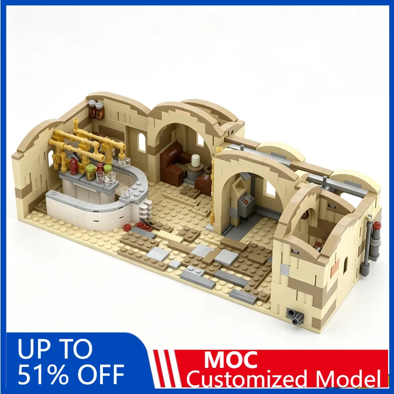 659Pcs Sw Cantina Playset Star Building Blocks Diy Educational Assembly Toy Mos Eisley Cantina Display Collection Christmas Gift
659Pcs Sw Cantina Playset Star Building Blocks Diy Educational Assembly Toy Mos Eisley Cantina Display Collection Christmas Gift