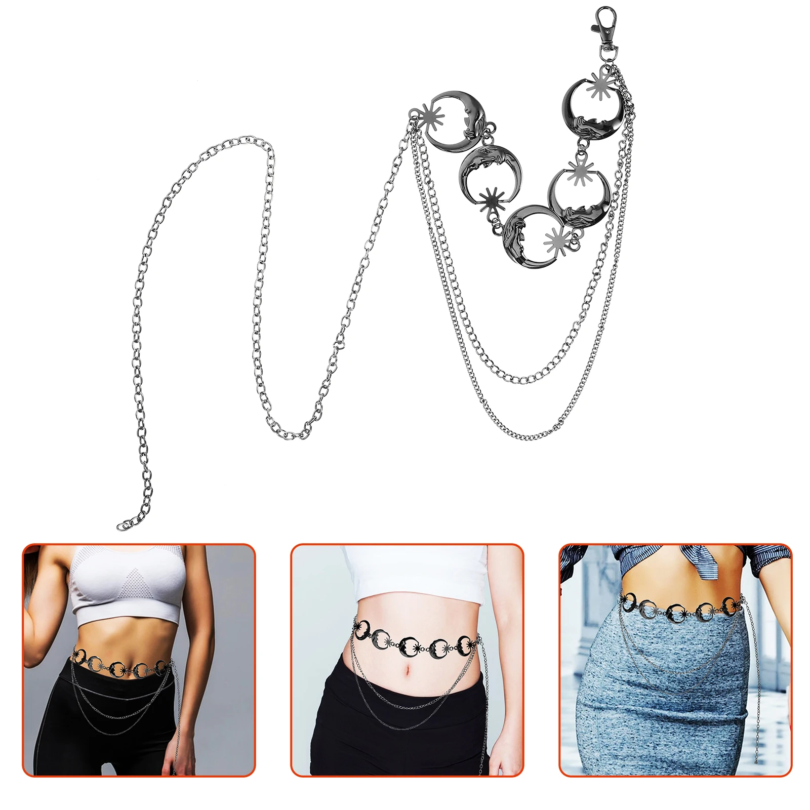 Retro Metal Star Waist Chain Adjustable Belly Chains for Women Body Jewelry Body Jewelry For Women Fashion Accessories
Retro Metal Star Waist Chain Adjustable Belly Chains for Women Body Jewelry Body Jewelry For Women Fashion Accessories