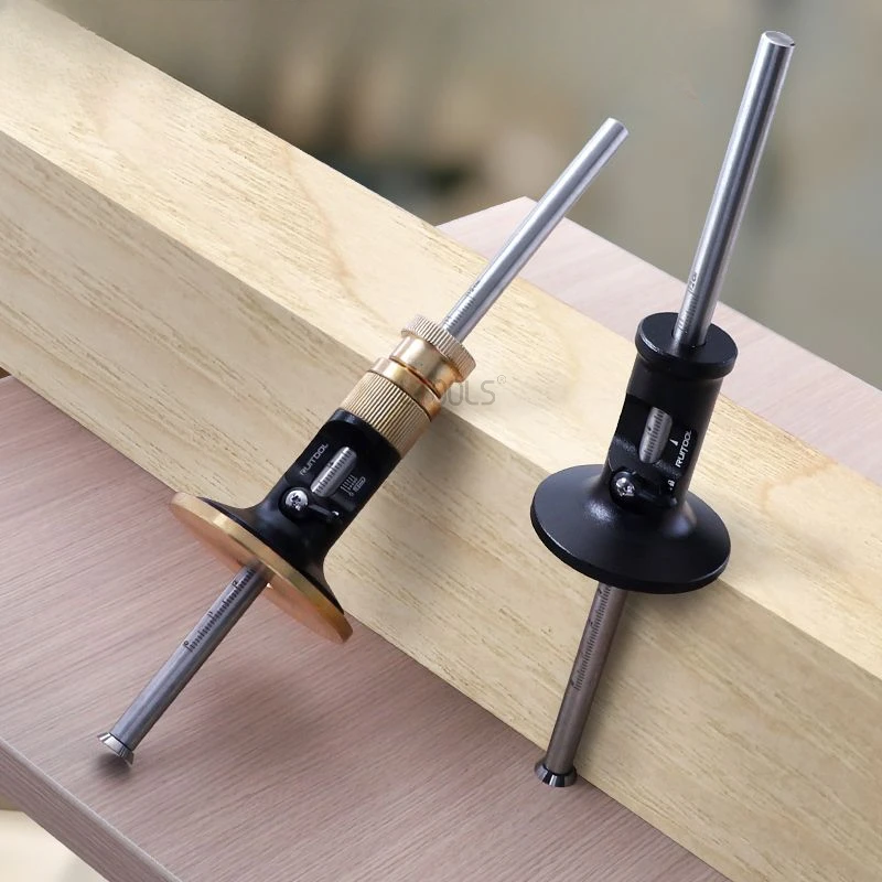European Style Mortise Marking Gauge Woodworking Blade Scribing Tools Carpentry Precision Parallel Line Scriber Measuring Gauge
European Style Mortise Marking Gauge Woodworking Blade Scribing Tools Carpentry Precision Parallel Line Scriber Measuring Gauge