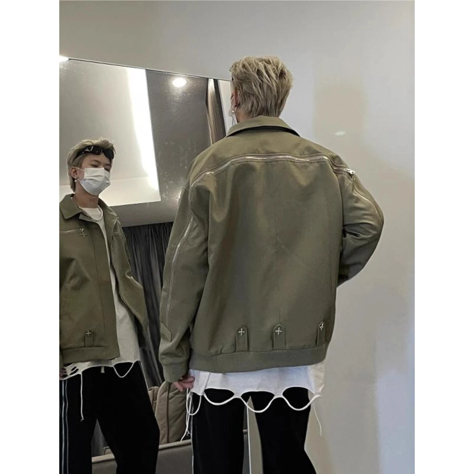 American Sle Men's Casual Pilot Jaet Autumn Winter plus Size Trendy Loose Fit Versatile Comfortable High-End Feeling
American Sle Men's Casual Pilot Jaet Autumn Winter plus Size Trendy Loose Fit Versatile Comfortable High-End Feeling