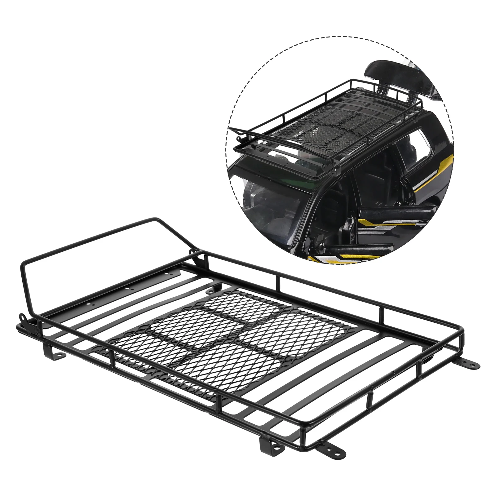 Simulation Climbing Car Crawler Luggage Rack Roof Cargo Bracket 1:10 Truck Black Storage
Simulation Climbing Car Crawler Luggage Rack Roof Cargo Bracket 1:10 Truck Black Storage