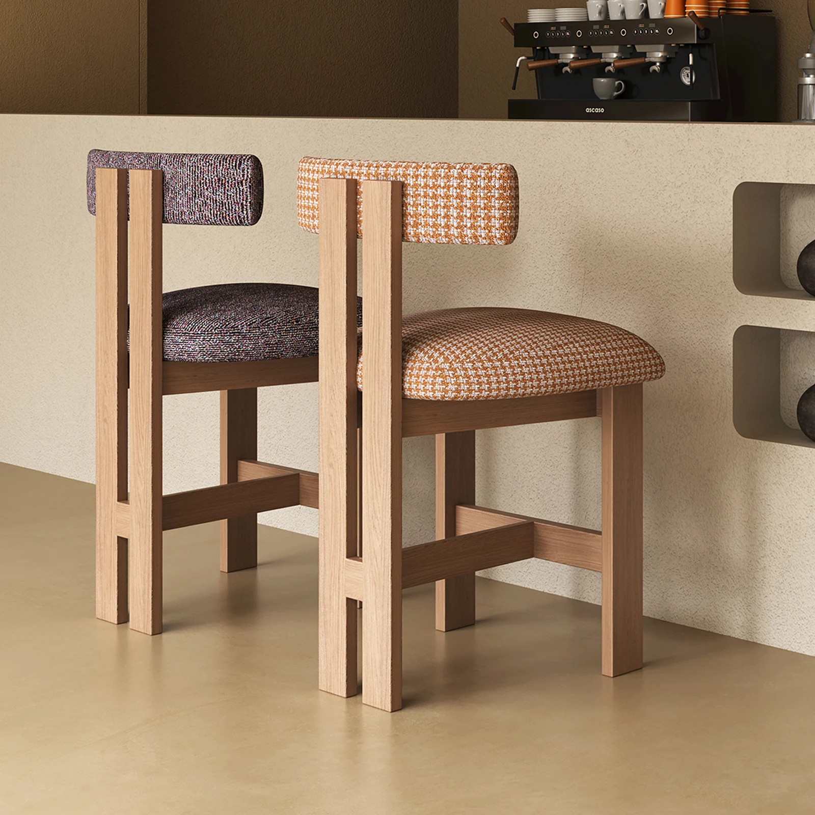 -ee Gorange French-style Solid Ash Wood Bar Stool Modern Design 55cm Height High-legged Dining Chair Home Island Home Furniture
-ee Gorange French-style Solid Ash Wood Bar Stool Modern Design 55cm Height High-legged Dining Chair Home Island Home Furniture