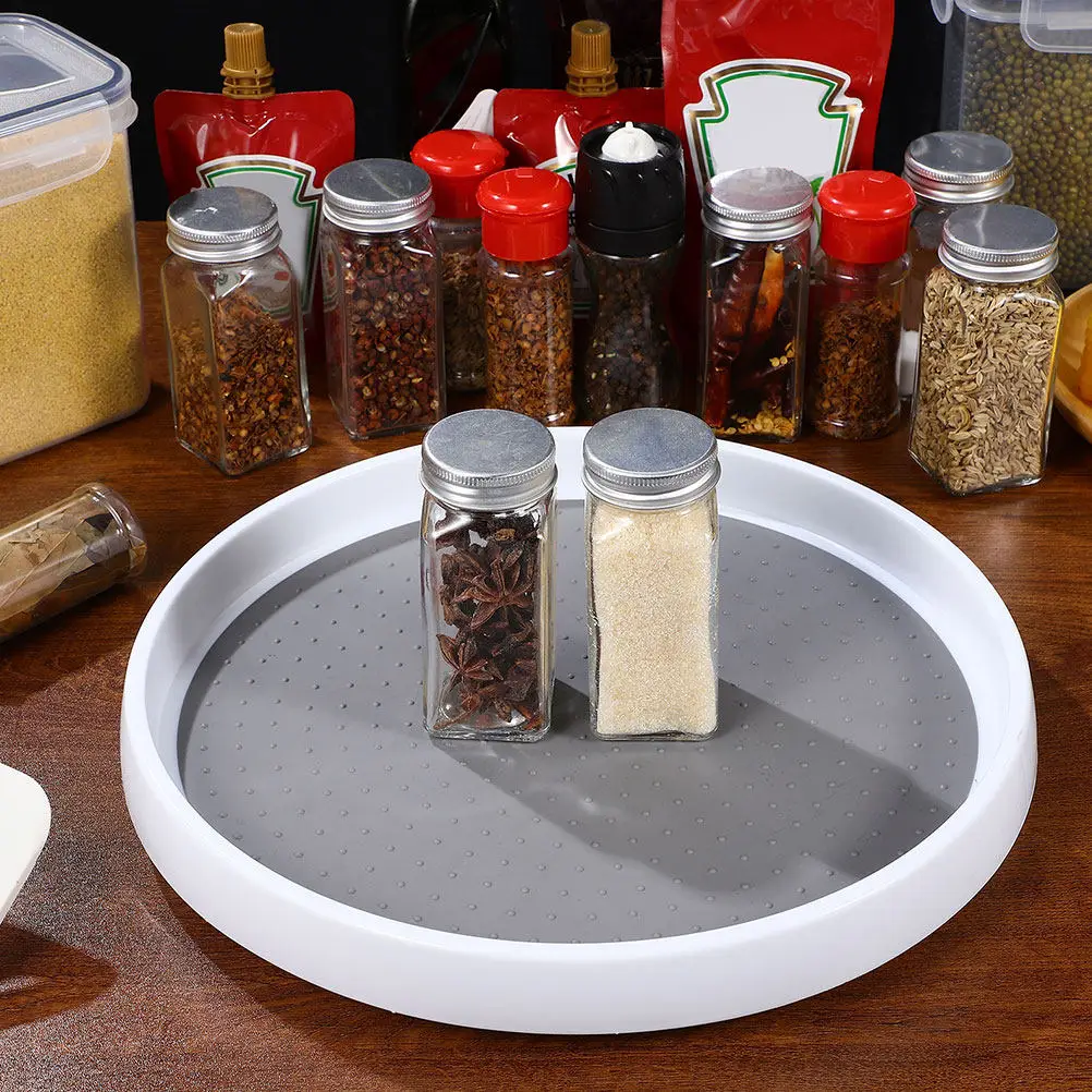 Набор из 3-х вращающихся подставок для специй: органайзер для кухонной столешницы, многофункциональная настольная подставка для хранения
Набор из 3-х вращающихся подставок для специй: органайзер для кухонной столешницы, многофункциональная настольная подставка для хранения