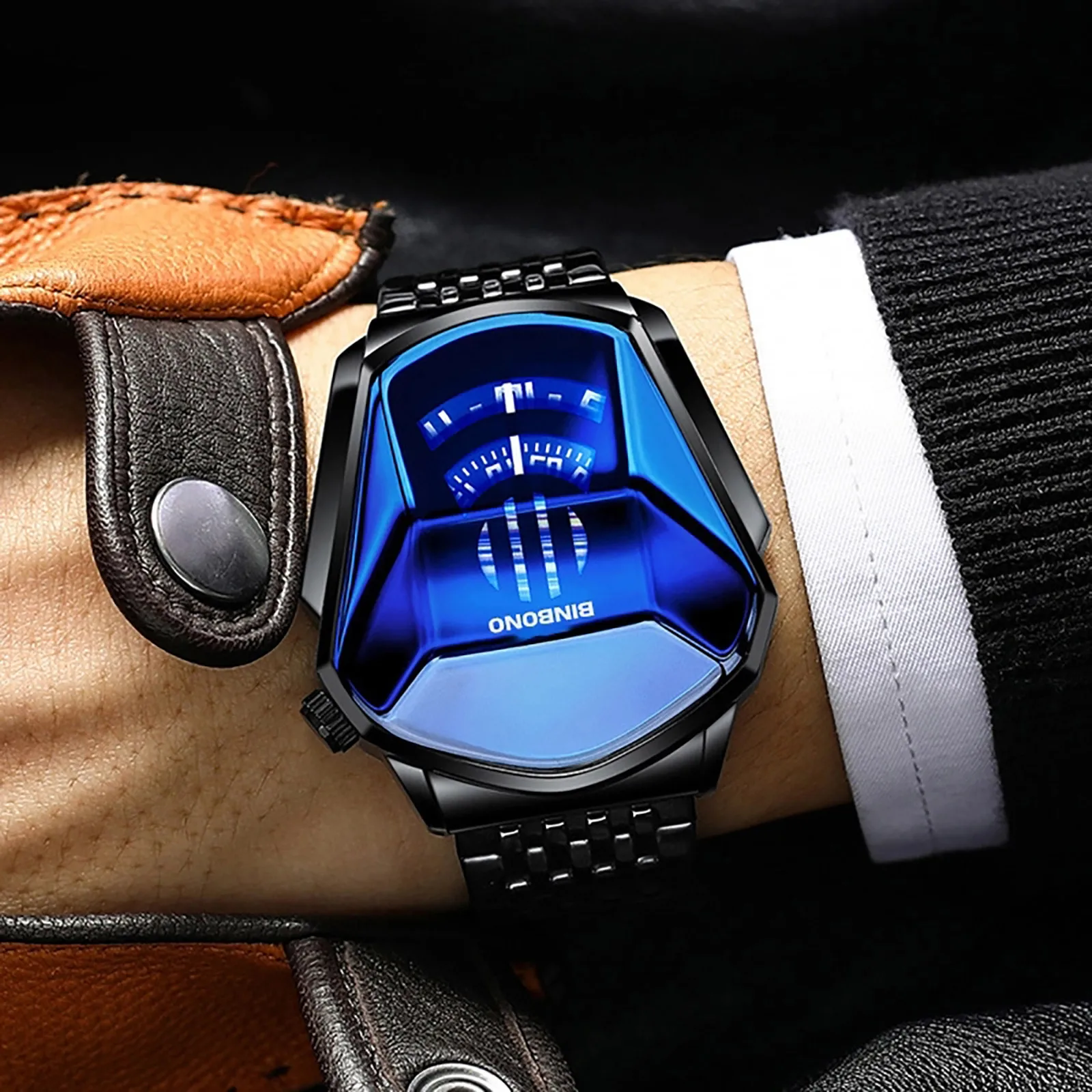 Trendy Fashionable Men'S Watches High Quality Luxury Quartz Watch Diamond Scratch Resistant Glass Mirror Watch Relojes
Trendy Fashionable Men'S Watches High Quality Luxury Quartz Watch Diamond Scratch Resistant Glass Mirror Watch Relojes