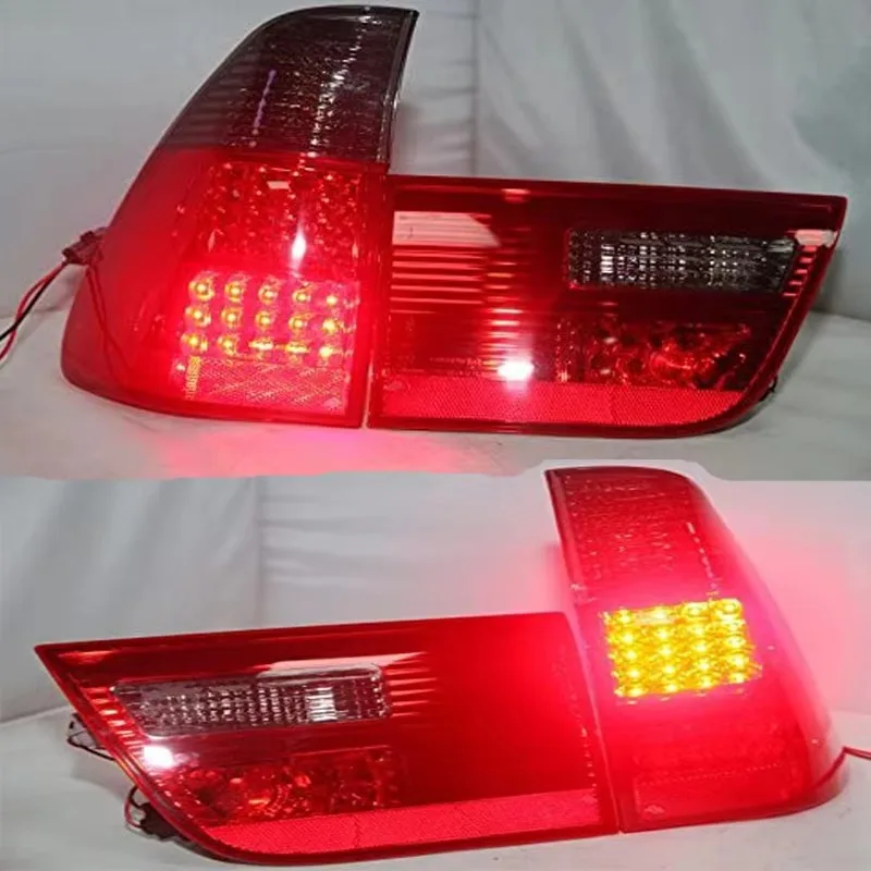 Задние светодиодные фонари для BMW X5 E53, 1998-2006 гг., красные, черные
Задние светодиодные фонари для BMW X5 E53, 1998-2006 гг., красные, черные
