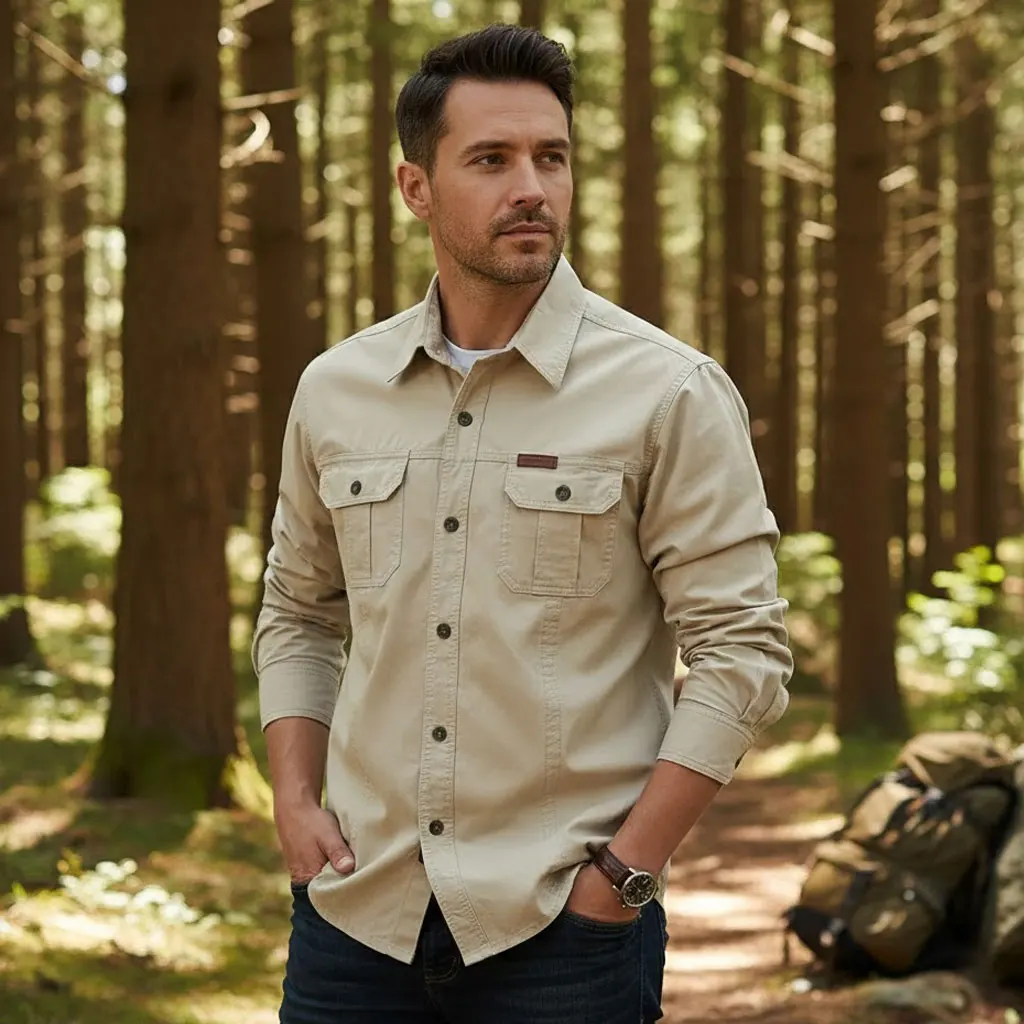 Мужская повседневная свободная рубашка с длинным рукавом — хлопковая однотонная рубашка на пуговицах для мужчин среднего и молодого возраста
Мужская повседневная свободная рубашка с длинным рукавом — хлопковая однотонная рубашка на пуговицах для мужчин среднего и молодого возраста