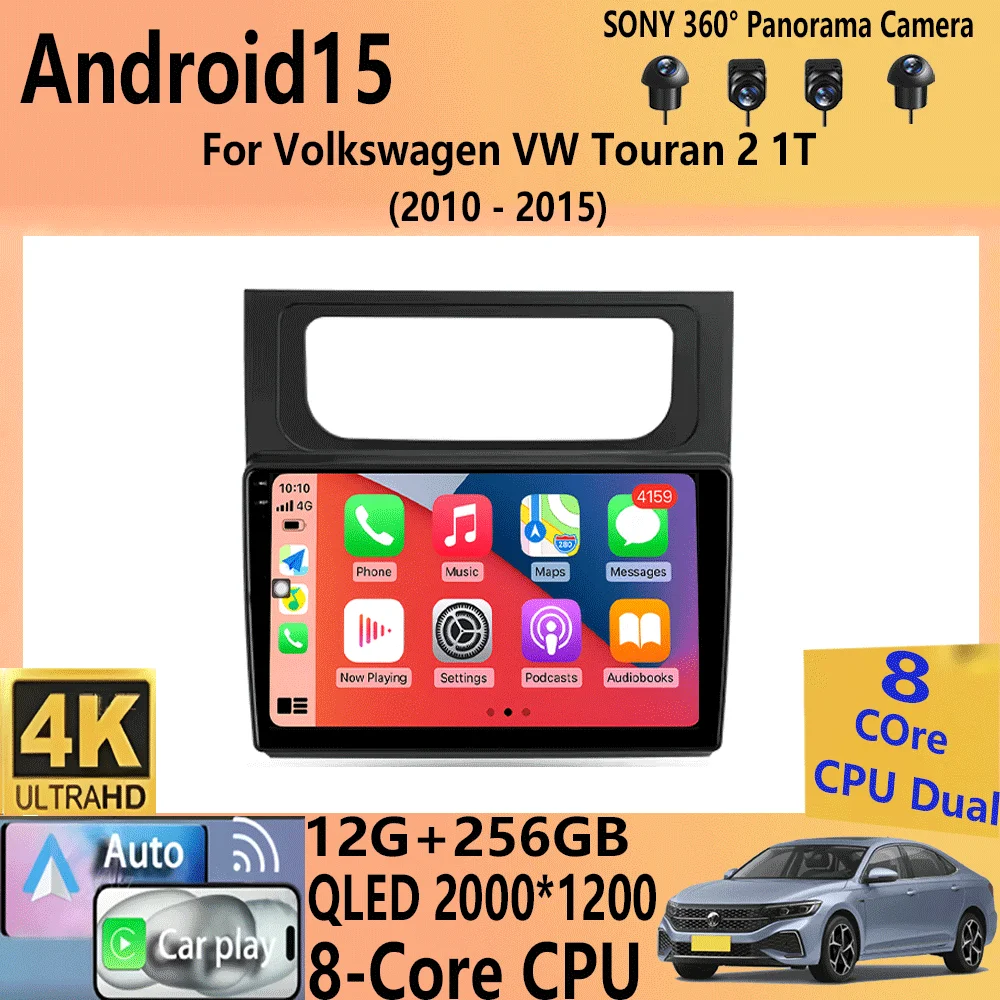 Android 15 For Volkswagen VW Touran 2 1T 2010-2013 2014 2015 Car Radio Multimedia Video Navigation Carplay Auto GPS No Dvd DSP
Android 15 For Volkswagen VW Touran 2 1T 2010-2013 2014 2015 Car Radio Multimedia Video Navigation Carplay Auto GPS No Dvd DSP