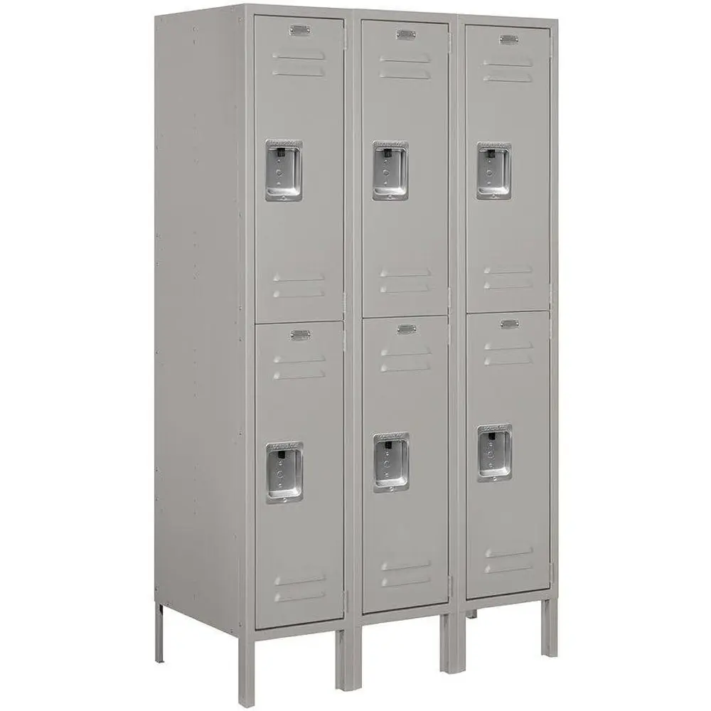 Double Tier 36 Wide 5-Foot High 18 Deep Gray Metal Locker Stand, Unassembled
Double Tier 36 Wide 5-Foot High 18 Deep Gray Metal Locker Stand, Unassembled