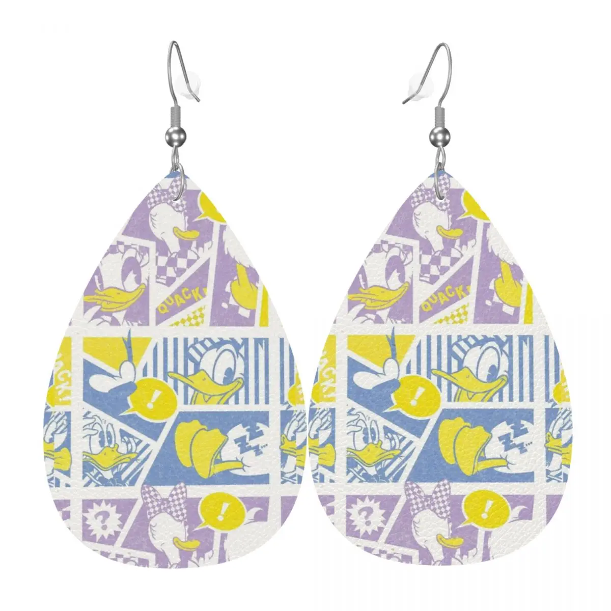 Custom Donald Duck Leather Earrings for Women Funny Cartoon Dangle Earrings Jewelry Accessories
Custom Donald Duck Leather Earrings for Women Funny Cartoon Dangle Earrings Jewelry Accessories