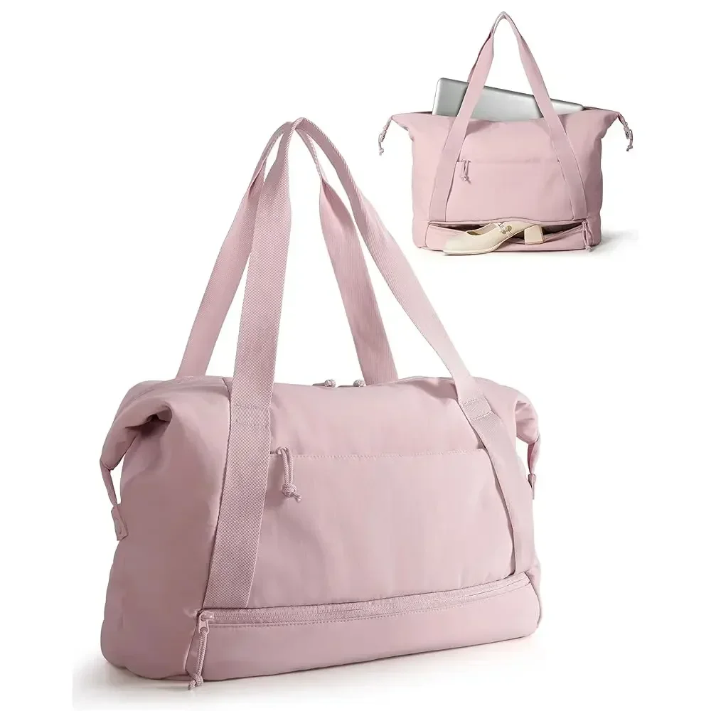 Travel Duffle Bag with Shoe Compartment and Laptop Sleeve for Women, Lightweight Weekender Duffel Bag for Travel, Gym
Travel Duffle Bag with Shoe Compartment and Laptop Sleeve for Women, Lightweight Weekender Duffel Bag for Travel, Gym
