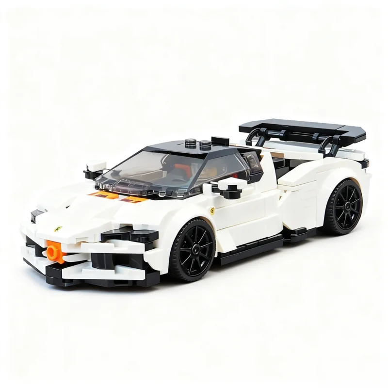 390pcs MOC Ferrrari SF90 XX Stradale Speed Studs City Champions Model Building Blocks Construction Toys Christmas Gifts Brick
390pcs MOC Ferrrari SF90 XX Stradale Speed Studs City Champions Model Building Blocks Construction Toys Christmas Gifts Brick