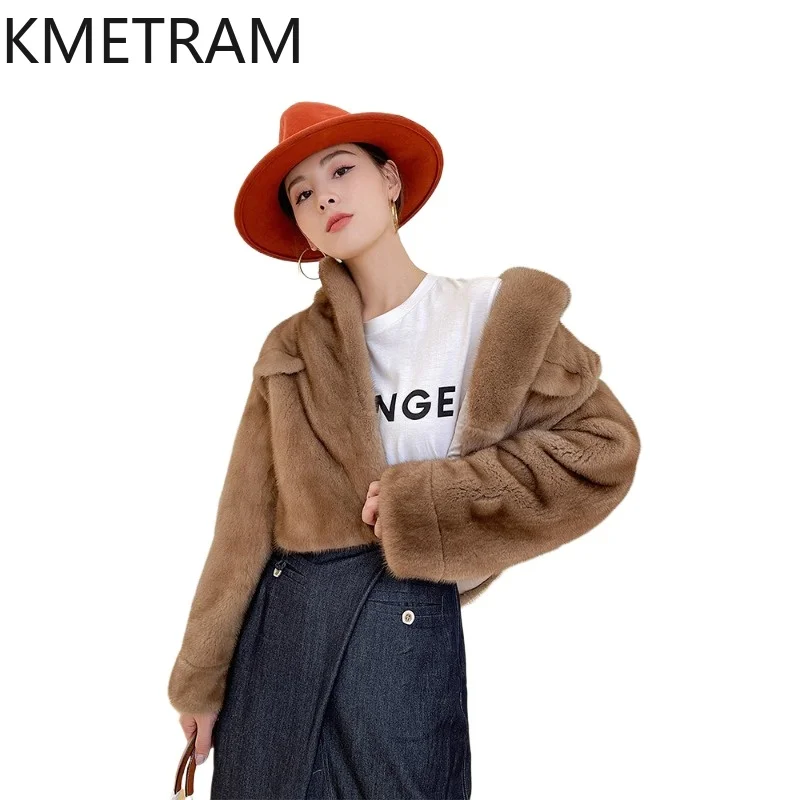KMETRAM Real Mink Fur Coat Woman Fashion Short Fur Jacket Winter Luxury Natural Fur Coats 2026 Premium Woman Clothes шубаженская
KMETRAM Real Mink Fur Coat Woman Fashion Short Fur Jacket Winter Luxury Natural Fur Coats 2026 Premium Woman Clothes шубаженская