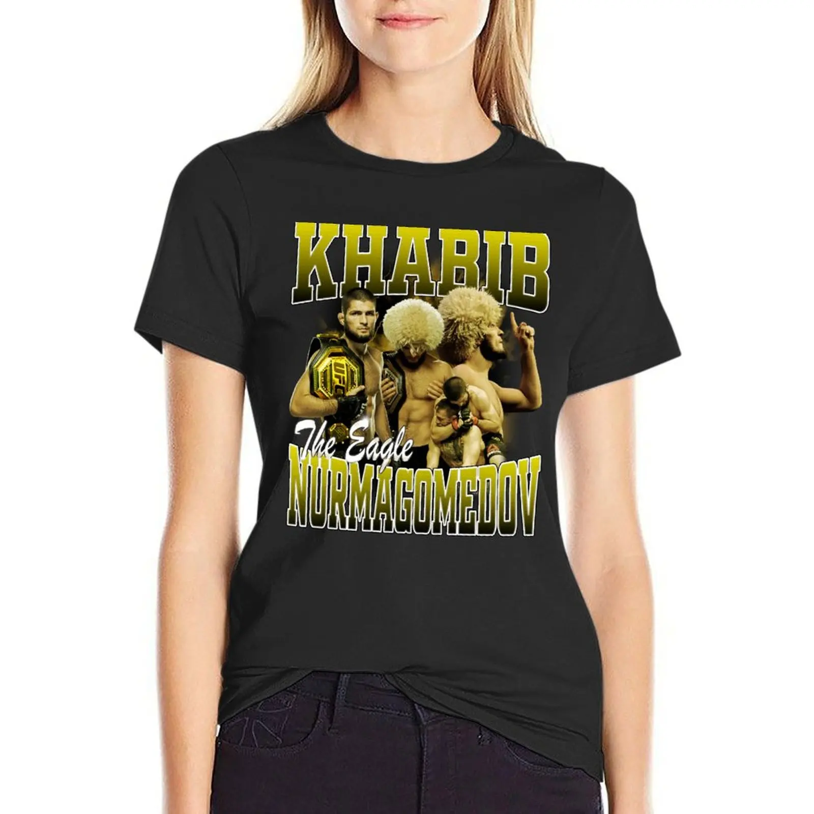 Khabib Nurmagomedov Bootleg T-shirt anime clothes female black t shirts for Women
Khabib Nurmagomedov Bootleg T-shirt anime clothes female black t shirts for Women