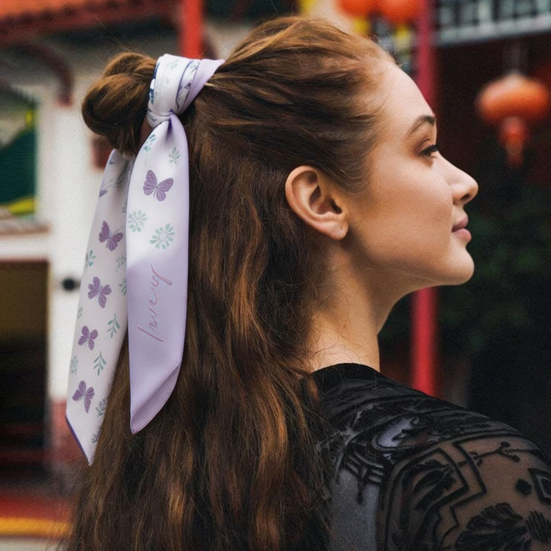 Fresh Women Silk Satin Double Sided Skinny Scarf Fruit Print Hair Scarf Neck Scarf Headband Hair Tie Bag Scarf Cute for Girls
Fresh Women Silk Satin Double Sided Skinny Scarf Fruit Print Hair Scarf Neck Scarf Headband Hair Tie Bag Scarf Cute for Girls