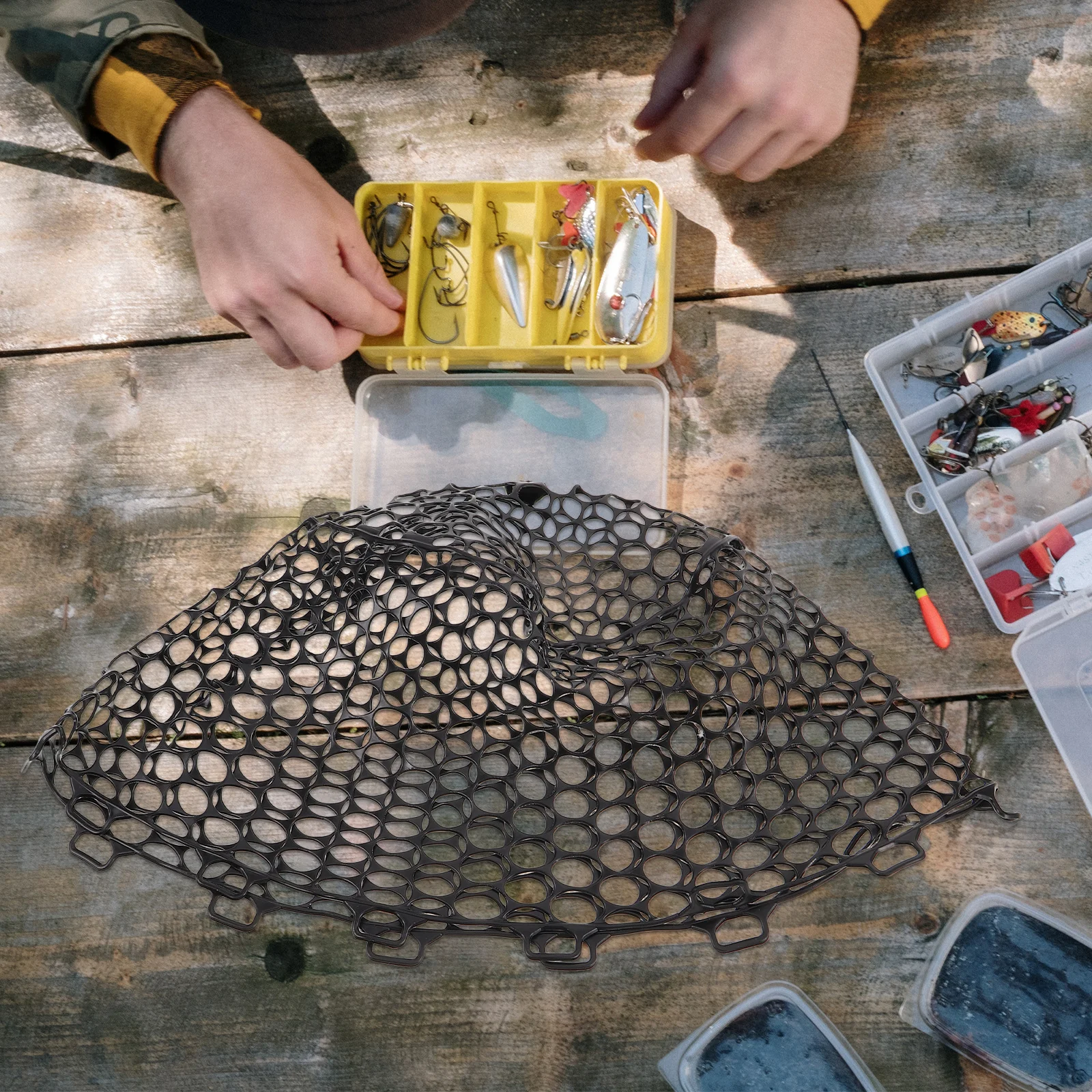 Durable Silicone Fishing Net Replacement Mesh Bag Foldable Lightweight Portable Quick Drainage Easy Clean Strong Flexible
Durable Silicone Fishing Net Replacement Mesh Bag Foldable Lightweight Portable Quick Drainage Easy Clean Strong Flexible