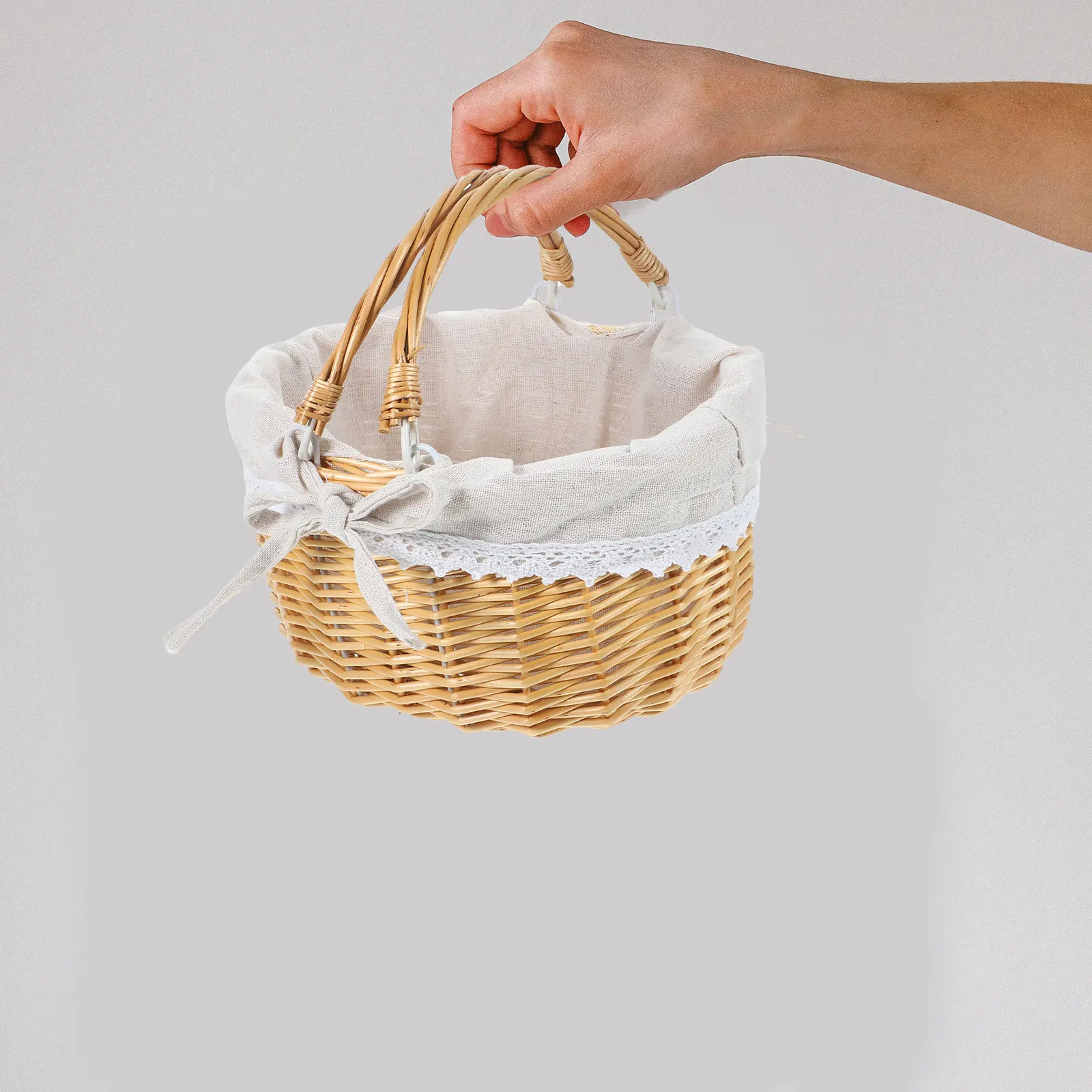 Picnic Basket Storage H held Flower Gift Portable Fruit Basket Fruit Multipurpose Decorative Camping Daily Supplies Portable 
Picnic Basket Storage H held Flower Gift Portable Fruit Basket Fruit Multipurpose Decorative Camping Daily Supplies Portable