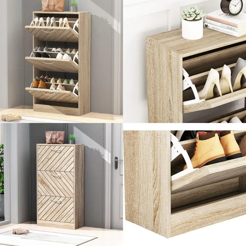 Современный шкаф для хранения обуви в прихожей с 3 откидными ящиками, отдельно стоящий органайзер для сбора обуви
Современный шкаф для хранения обуви в прихожей с 3 откидными ящиками, отдельно стоящий органайзер для сбора обуви